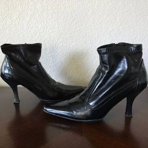 Etienne Aigner Black Ankle Boots Booties